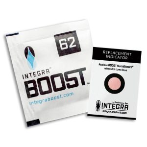 Integra Boost Humidity Pack 8 g (control de humedad) con sobre regulador de humedad al 62 % para cannabis.