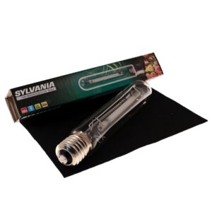 Bombilla Sylvania Grolux HPS 600 W para cultivo interior de cannabis con tecnología de sodio de alta presión.