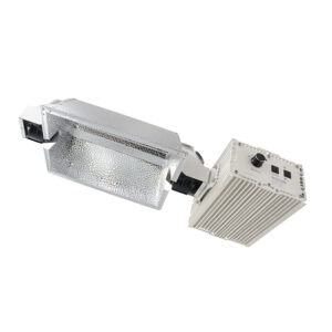 Luminaria RSN LUX 1000W DE HPS (kit con lámpara) con reflector de aluminio y balastro digital integrado para cultivo indoor.