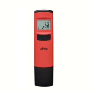 Medidor de pH Hanna HI98107 digital de bolsillo para medir el pH del agua y soluciones nutritivas en cultivo de cannabis..
