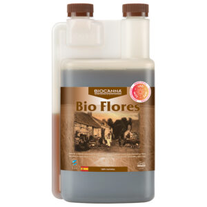 BioCanna Bio Flores, abono de floración orgánico de 1 litro para cultivos ecológicos.