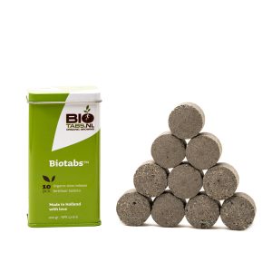 BioTabs 10 pastillas de fertilizante orgánico de liberación lenta.