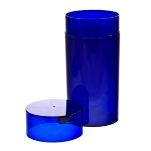 Bote hermético Tightvac 2,35 L antiolores en color azul.