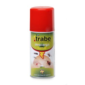 Trabe Descarga Total, insecticida en aerosol contra insectos rastreros.