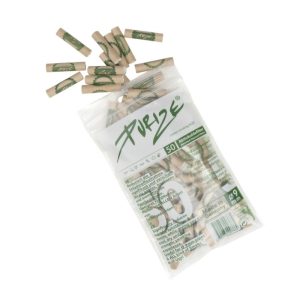Filtros PURIZE Regular Size 9 mm, pack de 50 unidades natural abierto.
