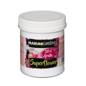 Maria Green Superflower fertilizante PK soluble en polvo para floración.