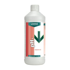 CANNA pH- Crecimiento 1 L ajustador de pH con ácido nítrico.