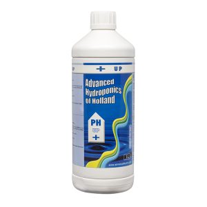 Advanced Hydroponics pH Up, regulador de pH al alza para crecimiento y floración.