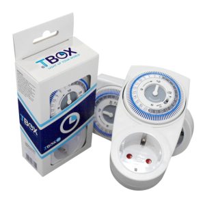 Temporizador mecánico TempoBox TBOX con ciclos de 15 minutos.