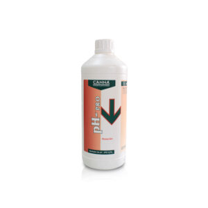 CANNA pH- Floración Professional 1 L, regulador para bajar el pH de la solución nutritiva en la fase de floración.