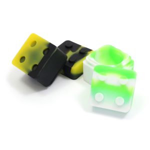 Contenedor de silicona Ladrillo Cuadrado 9 ml antiadherente.