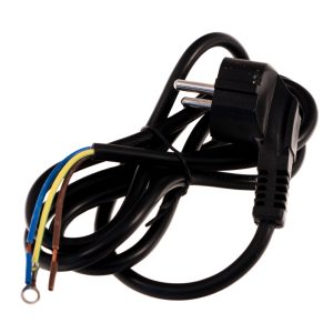 Enchufe inyectado con cable de 1,5 m y sección 3 × 1,5 mm².