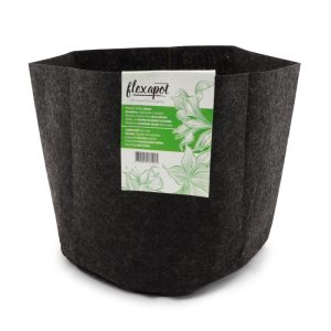Flexapot maceta textil gris de 11,4 litros (3 gal) para cultivo.