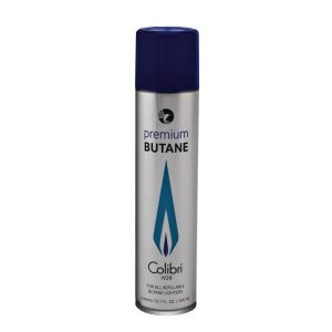 Gas Colibri 300 ml butano premium para recarga de encendedores.