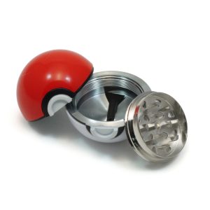 Grinder Pokémon Pokébola metálico de 3 partes.