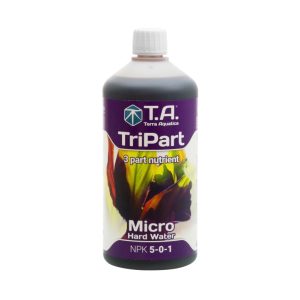 Terra Aquatica TriPart Micro Agua Dura 1 L base del sistema nutritivo.