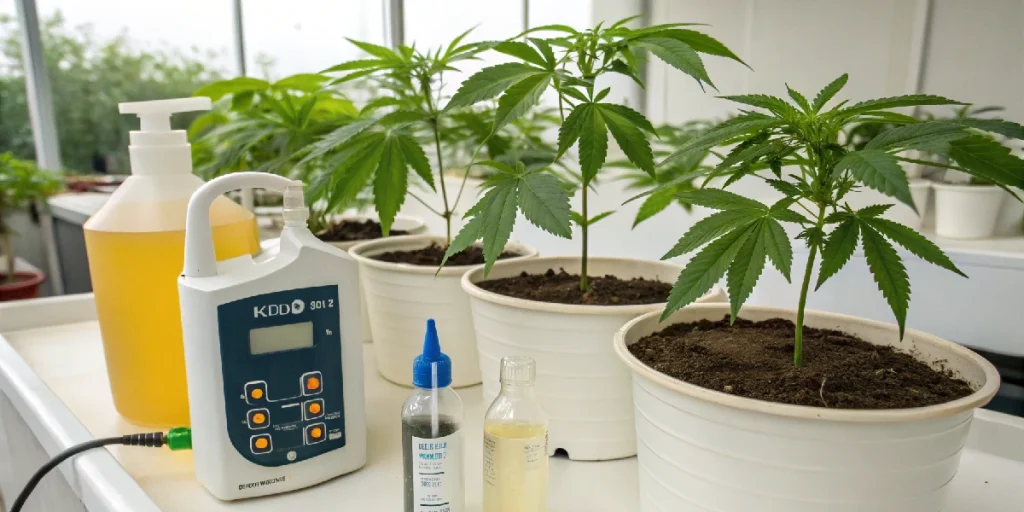 pH del riego en marihuana: rangos ideales y cómo controlarlo