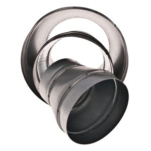 Reducción metálica para conductos de ventilación.