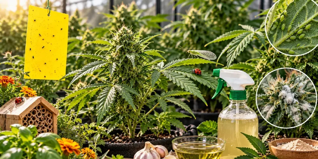 La estrategia de manejo integrado de plagas para tu cultivo de cannabis 